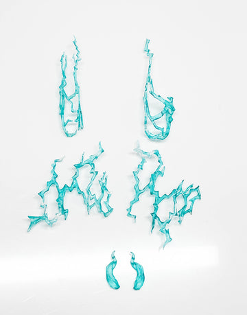 Turquoise Lightning Effect Set