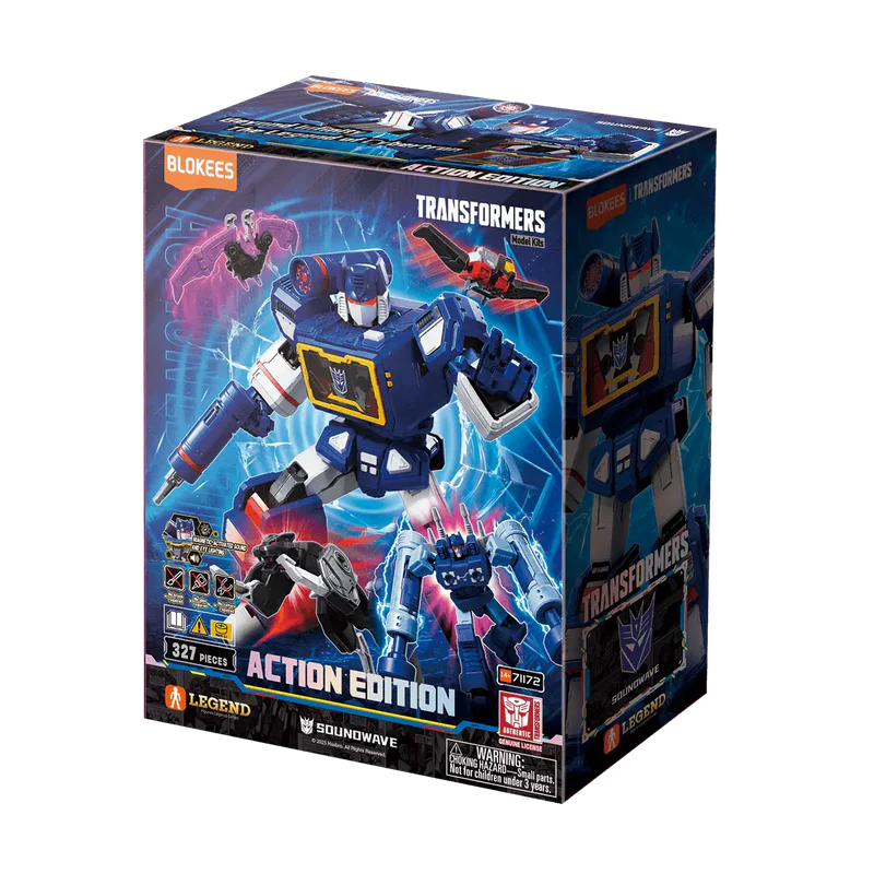 Blokees Transformers Action Edition - G1 Soundwave Model Kit