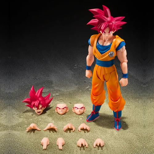 S.H.Figuarts - Dragon Ball Z - Super Saiyan God Son Goku (God Aura)