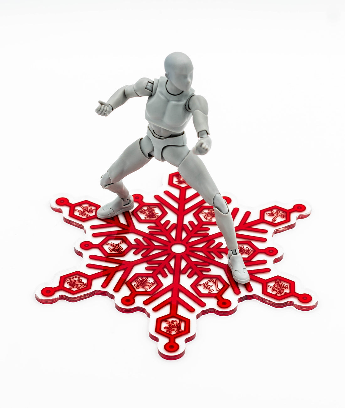 Destructive Snowflake Display Base