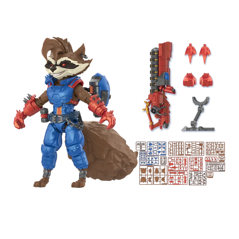 Marvel Rivals Champion Class: CC08 Rocket Raccoon Model Kit