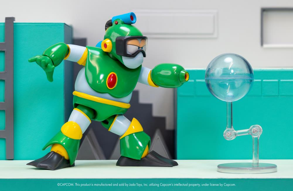 Jada Toys - Mega Man - Bubble Man (Deluxe) Figure