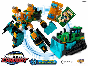 Metal CardBots - Mega Class - Bluster Gale