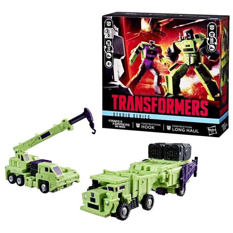 Transformers: The Movie Studio Series 86 Commander Class Constructicons Long Haul & Hook