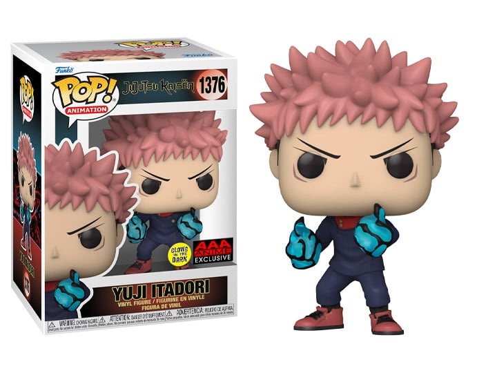 Pop! Animation: Jujutsu Kaisen - Yuji Itadori (Divergent Fist, Glow-in-the-Dark) Exclusive