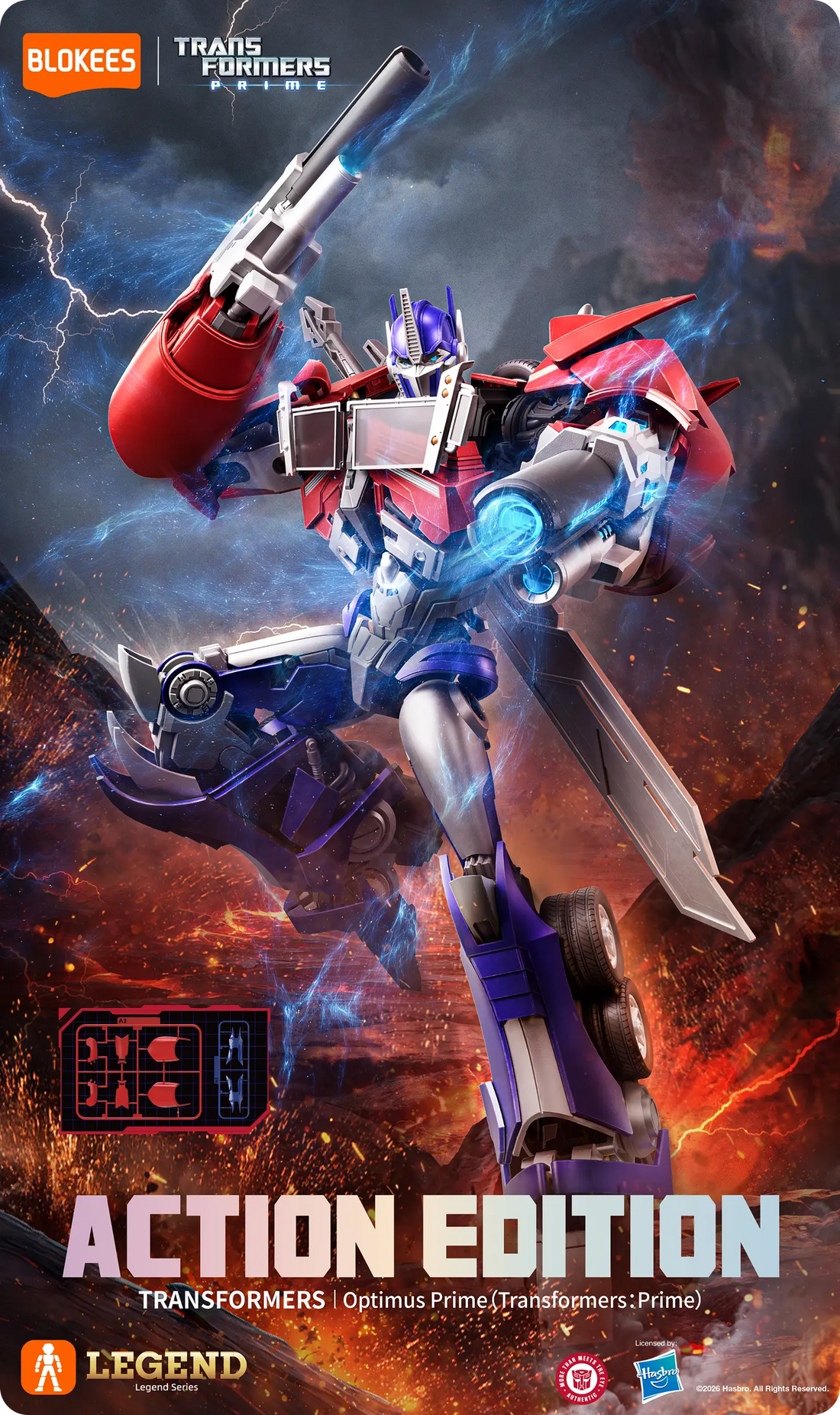 Blokees Transformers: Prime Action Edition 06 - Optimus Prime Model Kit